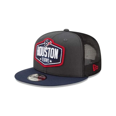 Sapca New Era Houston Texans NFL NFL Draft 9FIFTY Snapback - Gri